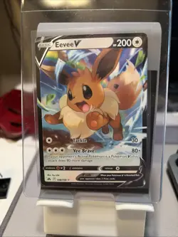 Eevee V 108/159 Pokemon Crown Zenith Sword & Shield Ultra Rare Card - Image 1