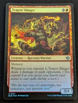 MTG - Teapot Slinger FOIL - Bloomburrow - Pack Fresh!! - Image 1