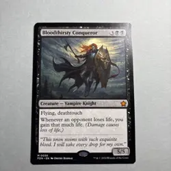 MTG Magic the Gathering Bloodthirsty Conqueror (58/763) Foundations LP - Image 1