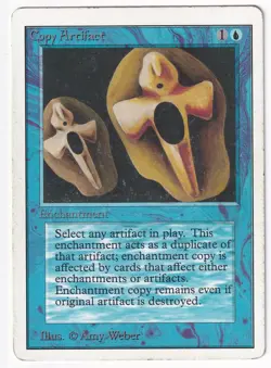 Copy Artifact -Unlimited Edition -MTG -HP -FREE SHIPPING! - Image 1