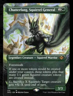 Modern Horizons 2 #316 Chatterfang, Squirrel General (Borderless) - Image 1