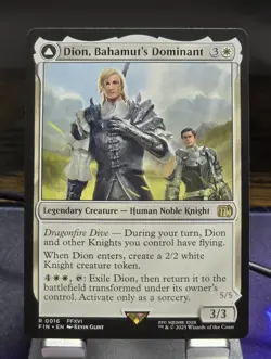 MTG - Dion, Bahamut's Dominant (0016) Rare - FINAL FANTASY (FIN) - Image 1