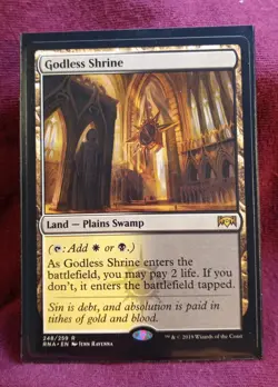 135 Godless Shrine (RNA) #248 Near Mint (NM) Never Played MTG - Image 1