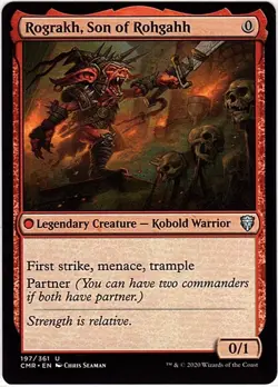 MTG Commander Legends Rograkh, Son of Rohgahh (Uncommon) - Image 1