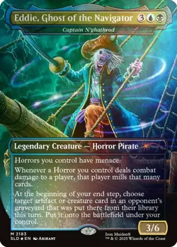 1x Eddie, Ghost of the Navigator - Captain N'ghathrod - Rainbow Foil NM-Mint, En - Image 1