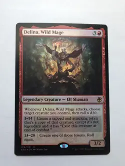MTG Delina, Wild Mage (AFR) Adventures In The Forgotten Realms Foil Rare 138/281 - Image 1