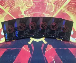 Mountain (Phyrexian) x6 LP/NM Oil Slick Raised Foil - Phyrexia: All Will Be One - Image 1