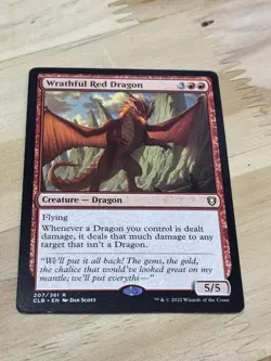 Wrathful Red Dragon Commander Legends: Battle for Baldur's Gate Regular - Image 2