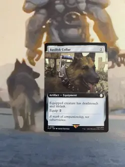 BASILISK COLLAR, 0480 Borderless Non-Foil - MTG: Fallout (PIP) NM/M - Image 3