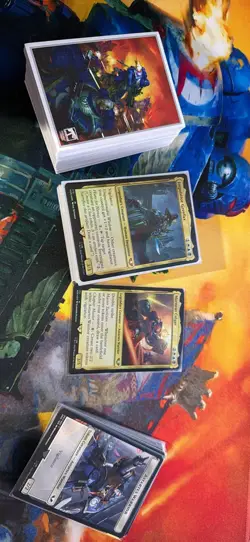 Magic The Gathering Warhammer 40k Forces Of The Imperium Precon W/sleeves & Mat - Image 2