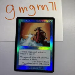MTG Foil Mana Leak Arena League Promo 2 Of 2 - Image 1