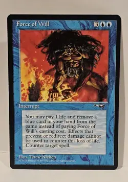 Magic the Gathering Alliances - Force Of Will - NM/M 1996 Vintage MTG - Image 1