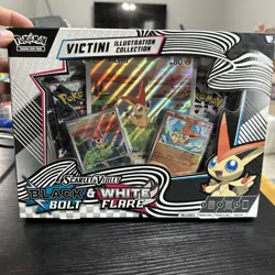 Pokemon Black Bolt/White Flare Unova SV10.5 Victini Illustration Collection - Image 1