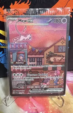 Mew ex SVP 053 Pokemon TCG Scarlet Violet 151 Black Star Promo Full Art SEALED - Image 1