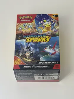 Pokemon Surging Sparks SV08 Booster Bundle TCG ''6 Packs'' New Sealed - Image 1