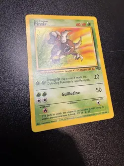 Pinsir Rare Unlimited Jungle 25/64 LP Pokemon TCG - Image 1