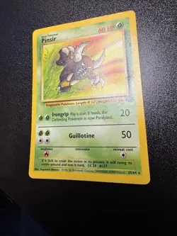 Pinsir Rare Unlimited Jungle 25/64 LP Pokemon TCG - Image 2