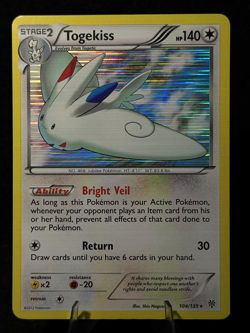 Pokemon TCG Togekiss 104/135 Plasma Storm Holo NM - Image 1