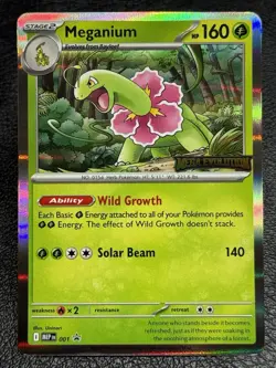 Meganium MEP 001 - Stamped Promo - Pokemon TCG: Mega Evolution - NM - Image 1