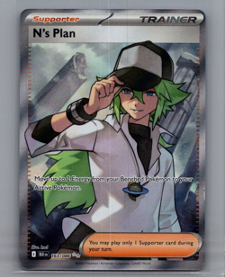 N's Plan 163/086 - Pokemon TCG Black Bolt Secret Rare NM - Image 1