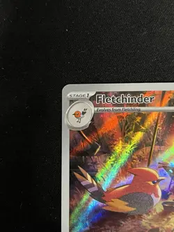 Pokemon Paldea Evolved Illustration Rare Fletchinder 199/193 NM SHIPS FAST - Image 2
