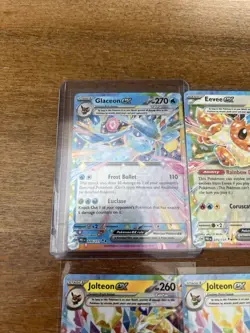 Pokemon TCG Prismatic Evolution Double Rare Lot (8) Glaceon EX, Iron Thorns EX - Image 2