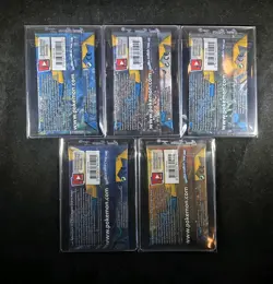 Sun & Moon - Sealed 5 Booster Pack Art Set - Pokemon Sun & Moon TCG - Image 2