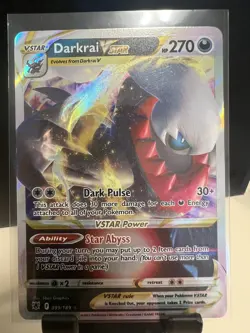 Pokemon TCG Darkrai VSTAR Astral Radiance 099/189 Holo Ultra Rare - Image 1