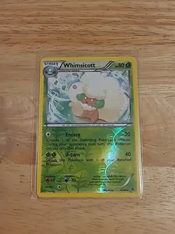 2011 Pokemon 12/98 Whimsicott Rare, Reverse Holo Emerging Powers - Image 1