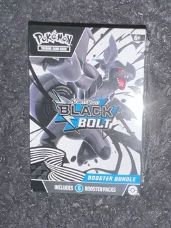 Pokemon Black Bolt Booster Bundle Box Scarlet & Violet 6 Packs FACTORY SEALED - Image 1