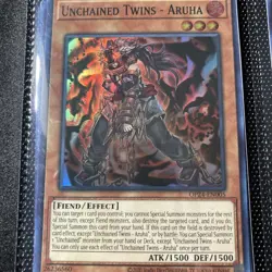 Yugioh! Unchained Twins - Aruha - OP24-EN005 - Super Rare - Unlimited Edition Ne - Image 1