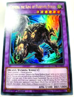 Chimera The King Of Phantom Beasts DUNE-EN033 Ultra Rare 1st Ed YUGIOH - Image 1