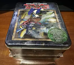 Rare! YUGIOH 2003 Kaiba XYZ Dragon Canon Collectors Tin SEALED w/ booster packs - Image 3