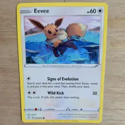 EEVEE 072/072 POKEMON CARD (SHINING FATES SET) - Image 1