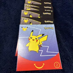 Pokemon Mcdonalds 25th Anniversary Promo SEALED Card Packs (Lot Of 9) In Hand - Image 3