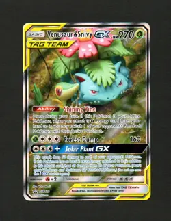 Pokemon Card- Venusaur & Snivy GX SM Promos #SM229 NM - Image 1