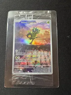 Pokemon TCG Teal Mask Ogerpon SVP123 Black Star Promo Card Sealed - Image 1