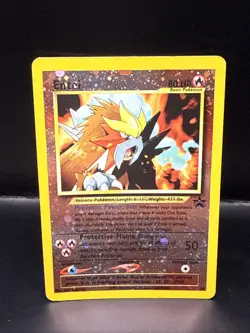Pokemon Card - Entei #34 Black Star WOTC Movie Promo Reverse Holo F - Image 1