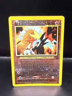 Pokemon Card - Entei #34 Black Star WOTC Movie Promo Reverse Holo F - Image 2