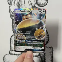 Snorlax GX SM05 Black Star Promo Pokemon Card LP English S&M 2016 Standard - Image 1