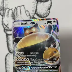 Snorlax GX SM05 Black Star Promo Pokemon Card LP English S&M 2016 Standard - Image 2