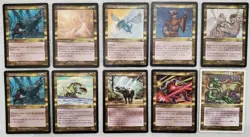 ×10 Vintage MTG Card Lot - Rare - Magic The Gathering Cards LP - Image 1