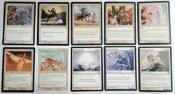 10 Vintage White MTG Cards Lot NM/LP - Magic The Gathering - Rare - Image 1