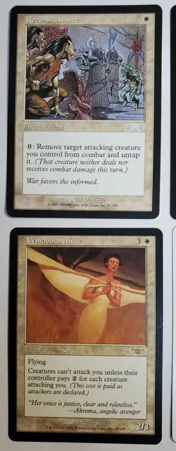 10 Vintage White MTG Cards Lot NM/LP - Magic The Gathering - Rare - Image 2