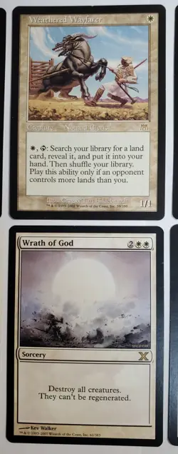 10 Vintage White MTG Cards Lot NM/LP - Magic The Gathering - Rare - Image 4