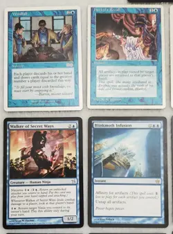 17 Blue MTG Cards Lot NM/LP - Magic The Gathering - Rare - Uncommon Vintage - Image 2