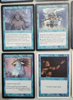 17 Blue MTG Cards Lot NM/LP - Magic The Gathering - Rare - Uncommon Vintage - Image 3