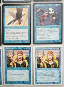 17 Blue MTG Cards Lot NM/LP - Magic The Gathering - Rare - Uncommon Vintage - Image 5