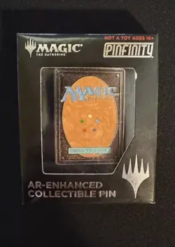 Pinfinity Magic The Gathering Limited Edition MTG Card Back Pin Rare New In Box - Image 1