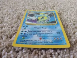 Gyarados Holo Holographic Pokemon Card TCG Base Unlimited Rare 6/102 Sleeve NM - Image 2